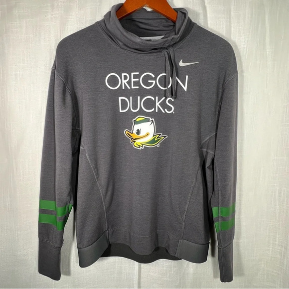 Nike Oregon Ducks Mock Neck Lightweight Sweatshirt - Picture 1 of 7